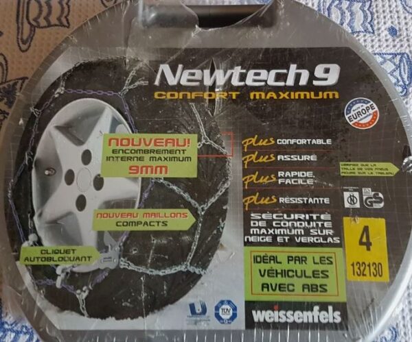 NEWTECH 9 (M30) NT901B CATENE DA NEVE 1 PAIO NUOVO