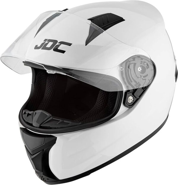 JDC casco moto integrale m bianco - M