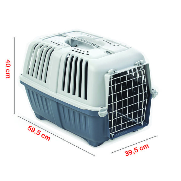 Trasportino Pratiko XL per cani e gatti 59,5x39,5x40 h