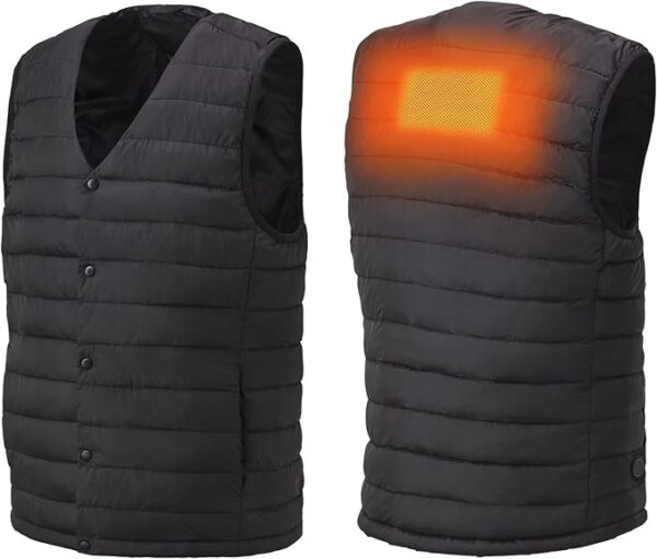 Iris Ohyama Woozoo, Gilet/Giacca Riscaldata, L, Uomo, 4 Livelli di Riscaldamento da 38 a 53° C, Leggero e Sottile per Attività All'Aperto di Grande Comfort